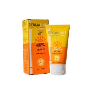 درما لاین کرم ضد آفتاب فاقد چربی