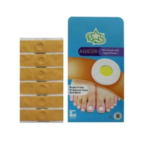 چسب میخچه و زگیل آجیکور 6عددی