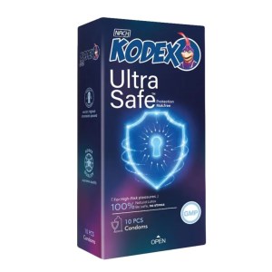 کاندوم کدکس مدل ULTRA SAFE بسته 12 عددی