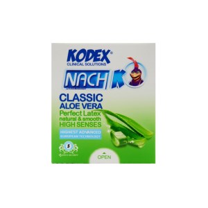 کاندوم کدکس مدل CLASSIC ALOE VERA بسته 3 عددی