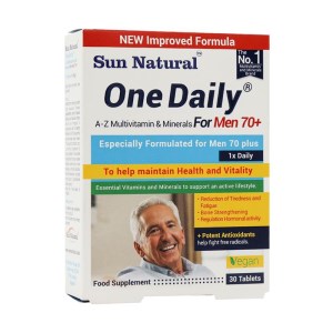 قرص مولتی ویتامین اقایان 70+ وان دیلی سان نچرال