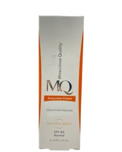 ام کیو ضدافتاب نرمال spf50 بژطبیعی