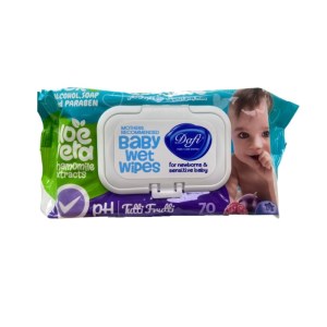 دافی دستمال مرطوب کودک حساس (70 عدد)