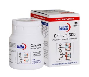 کلسیم 600 د3 قرص (یوروویتال)