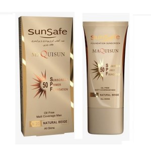 ضدآفتاب (بژ طبیعی- N20)سان سیف SPF50مناسب انواع پوستml40