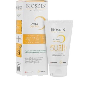 ضدآفتاب فلوئیدی بژروشن بایو اسکین spf50مناسب پوست چرب ml40