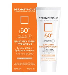 ضدآفتاب رنگی (بژ طبیعی)درماتیپیکSpf 50مناسب پوست خشکml50
