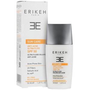 ضد آفتاب(بی رنگ)اریکه Spf 50مناسب پوست چرب ml50