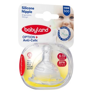 بی بی لند شرشیشه دهانه عریض فندوقی کد 500