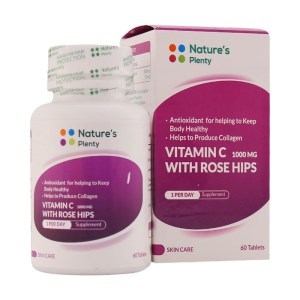 ویتامین ث + رز هیپس قرص 60 عدد (نیچرز پلنتی)
