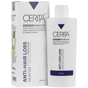 سریتا شامپو مینوتا موی خشک دارای ریزش