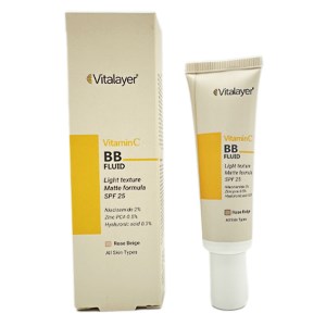 بی بی کرم ویتالیر فلوئید ویتامین سی رز بژ 30میل