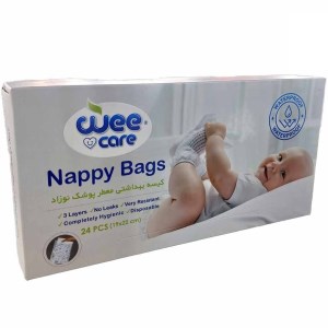 وی کر کیسه بهداشتی معطر پوشک نوزاد 24 عددی