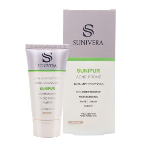 سانیورا کرم مناسب پوست مستعد آکنه رنگی روشن