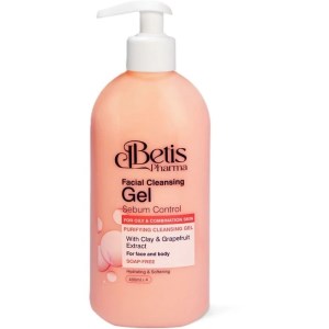 بتیس فارما ژل شوینده حاوی خاک رس و گریپ فروت مناسب پوست چرب و مختلط