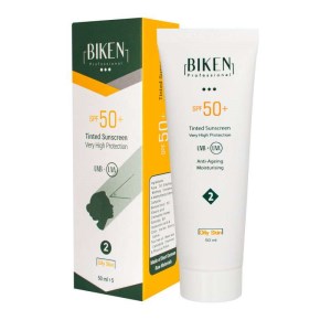 ضدآفتاب رنگی شماره2 بیکن spf50 مناسب پوست چرب ml50