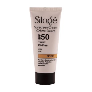 ضدآفتاب رنگ بژسیلوژه SPF 50 مناسب پوست چرب ml40