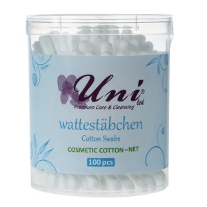 یونی لد گوش پاک کن 100 عددی استوانه ای