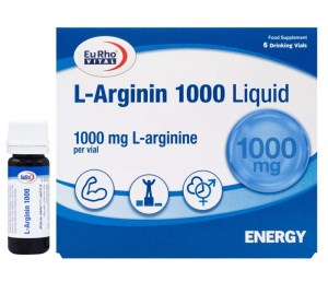 ویال ال آرژنین 1000 یوروویتال 6 عددی