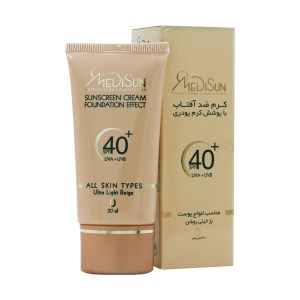 مدیسان کرم ضد آفتاب کرم پودری انواع پوست 30 میل