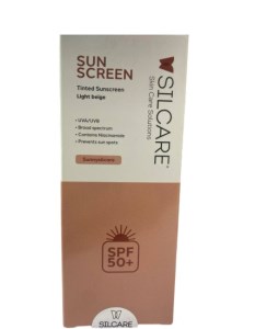 سیلکر ضد افتاب بژ روشن