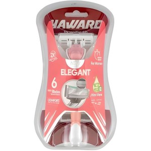 خودتراش 6 لبه با 2 یدک الیگانت هاوارد