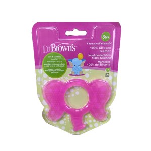 دندانگیر سیلیکونی تک رنگ طرح فیل دکتر برونز