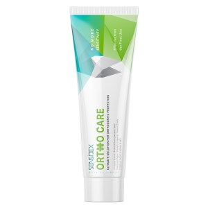 خمیر دندان حاوی الوئه ورا مدلSENSIDEX ORTHO CARE صد گرمی