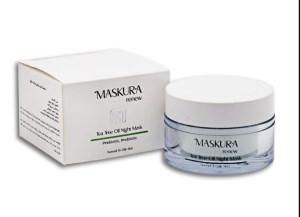ماسک شب کاسه ای روغن درخت چای ماسکورا مناسب پوست چرب 50ml
