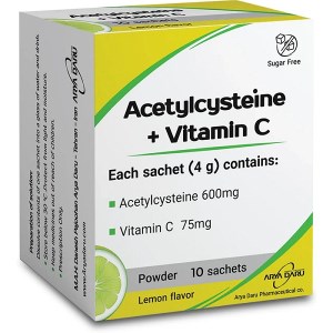 ساشه استیل سیستئین+ویتامین ث آریا دارو 10عدد