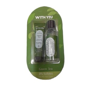 پک شامپو و نرم کننده مسافرتی ویت یو با عصاره چای سبز