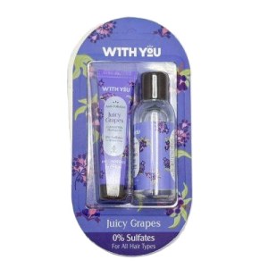 پک شامپو و نرم کننده مسافرتی ویت یو با عصاره چای انگور