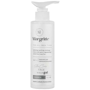 ژل شستشوی روشن کننده صورت مارگریت مناسب انواع پوست 200ml