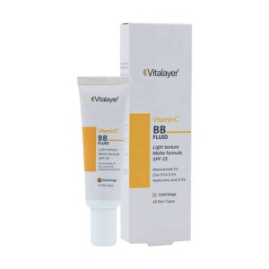 کرم BB فلوئید ویتالیر با SPF25 حاوی ویتامین C گلدبژ ml30 کرم BB فلوئید ویتالیر با SPF25 حاوی ویتامین C گلدبژ ml30