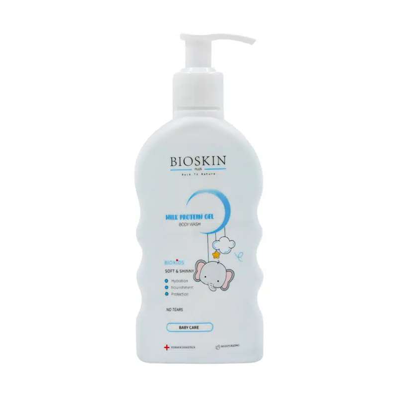 ژل شستشوی پوست خشک بایواسکین مناسب اطفال 200ml