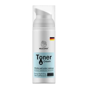 کرم تونر آبرسان صورت هلیکونیکس مناسب پوست نرمال تا خشک 50ml