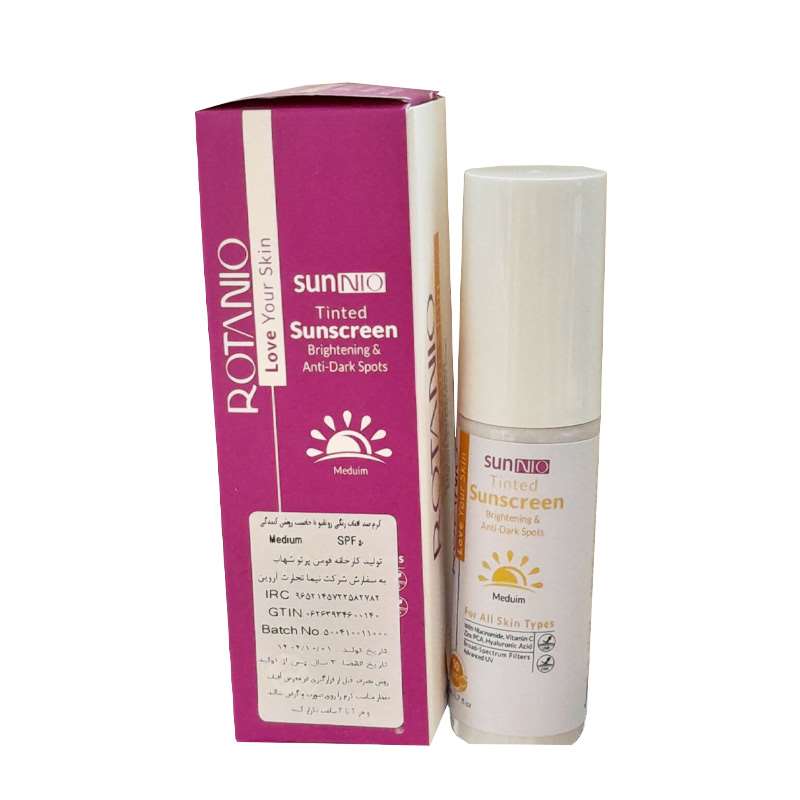 ضدآفتاب فیوژن واتر رنگی ((طبیعی) روتانیو SPF50 مناسب پوست مستعد لکml50