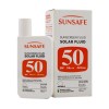 ضدآفتاب فلوئید بی رنگ سان سیف کرمSpf 50مناسب پوست های حساس و چرب و مستعد به اکنهml50