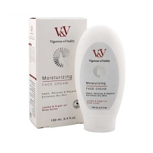 کرم مرطوب کننده V&V مناسب پوست نرمال تا خشک 100ml