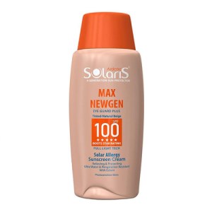 آردن ضد افتاب spf100 پوست حساس بژ روشن (max newgen) حجم 100 میل