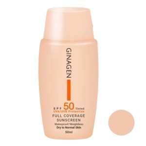 ژیناژن کرم ضدآفتاب رنگی پوست خشک (01)