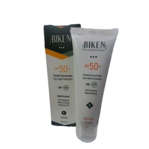 ضدآفتاب رنگی 1+ بیکنSPF50 مناسب پوست چرب ml50