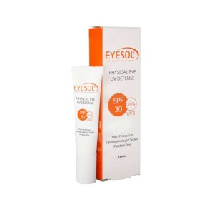 ضدآفتاب دورچشم بدون رنگ آیسول SPF30 مناسب انواع پوست ml15