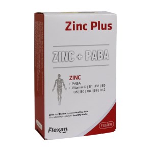 فلکسان زینک پلاس پابا کپسول 60 عددی