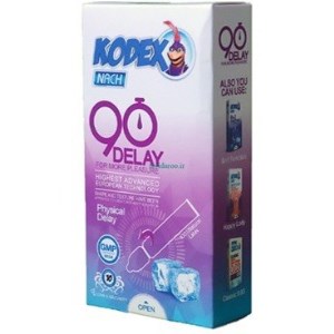 کاندوم کدکس مدل 90 DELAY بسته 12 عددی