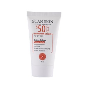 ضدآفتاب اسکن اسکین spf50 مناسب پوست خشک ml40