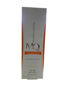 ضدآفتاب بایوتچ رنگی بژ طبیعی ام کیوspf50مناسب انواع پوستml55