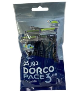 دورکو ژیلت 3 لبه صابون دار (5 عددی)