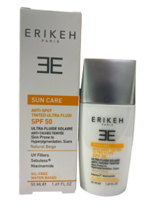 ضدآفتاب و ضدلک (بژ طبیعی) اریکه spf50مناسب انواع پوستml50