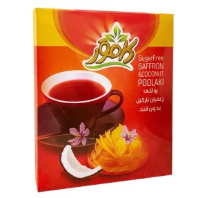پولکی نارگیل زعفران کامور